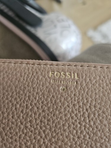 Fossil pale pink leather - fossil, purse