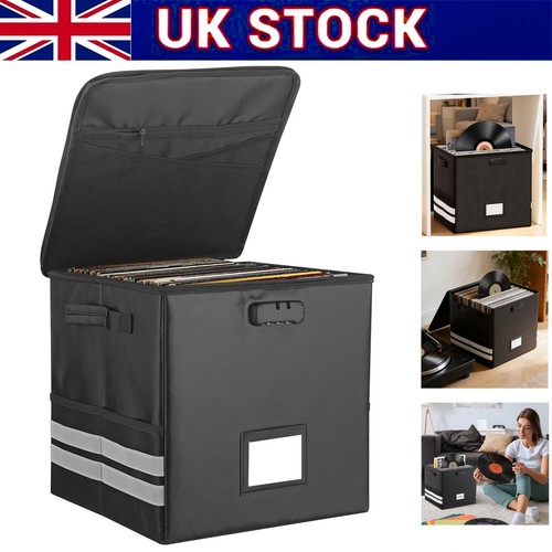 Vinyl record storage box - record,