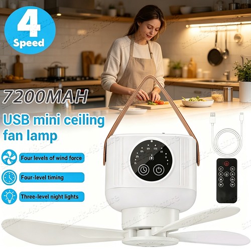 Camping tent fan with - tent, led