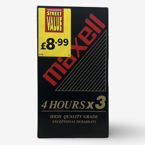 Blank vhs tapes maxell - blank, 4