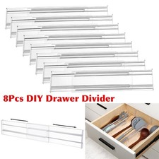 8PCS DIY Drawer Divider