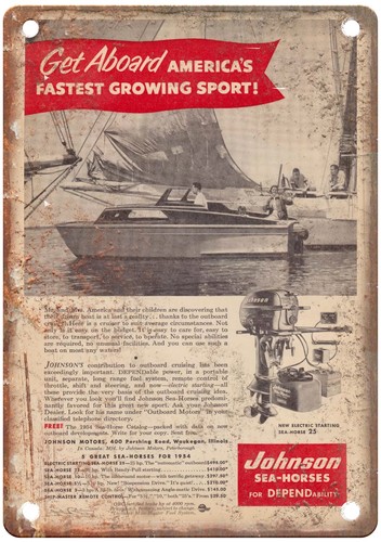 Vintage johnson seahorse - vintage,