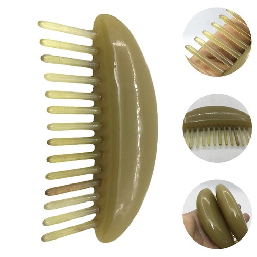 Natural horn massage comb hair - comb,