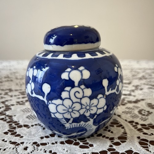 Vintage chinese blue white - chinese,