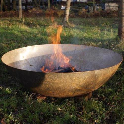 Mild steel bowl fire - fire, pit*