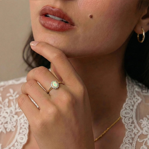 Tjc opal halo ring - tjc,