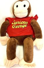 Zoobies 2011 Curious George Nap Plush Monkey Stuffed Animal Toy W/O Tags ( NEW )