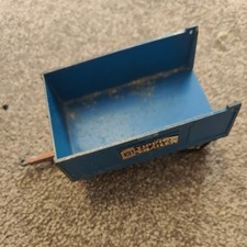 Vintage Britains Ltd 1:32 Farm 9566 Dark Blue High Sided Silage Trailer 1973 