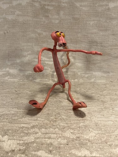 Vintage pink panther bendable - vintage,