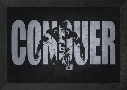 Conquer jay cutler framed - framed, wall