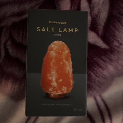 Himalayan pink salt lamp - himalayan,