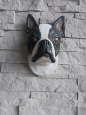 STONE BOSTON TERRIER REALISTIC