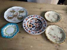 ROYAL WORCESTER HAND PAINTED SIDE PLATES 1920S, ASHWORTH IMARI DISH & FOLEY ETC.