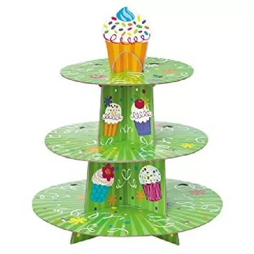 Cake stand tier green - cake,
