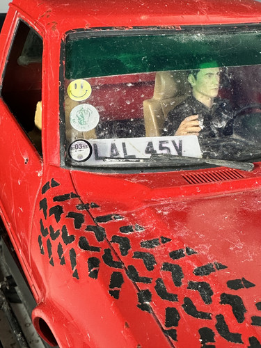 Tax disc decal - for, scale