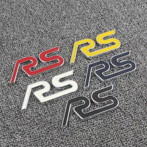 Logo metal car - rs, 3d