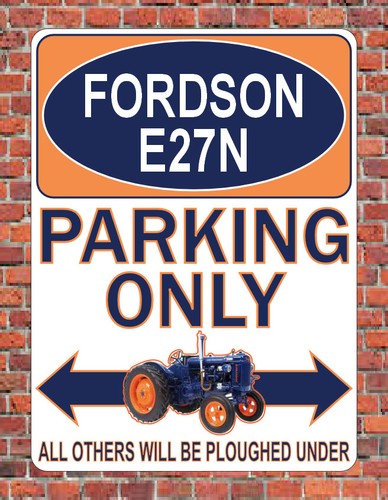 Fordson e27n parking only - e27n,