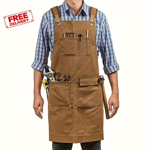 Thickened canvas apron - thickened,