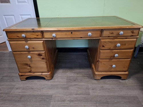 Pine ducal desk - desk, with