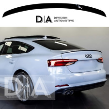 FOR AUDI A5 B9 8W SPORTBACK REAR BOOT TRUNK LIP SPOILER WING GLOSS BLACK 2017+