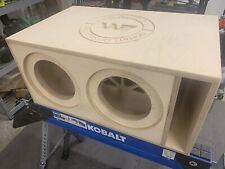Dual JL Audio 10w7 Custom Ported Box w7 10W7AE Enclosure Baltic Birch