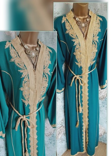 Arabian moroccan kaftan teal - arabian,