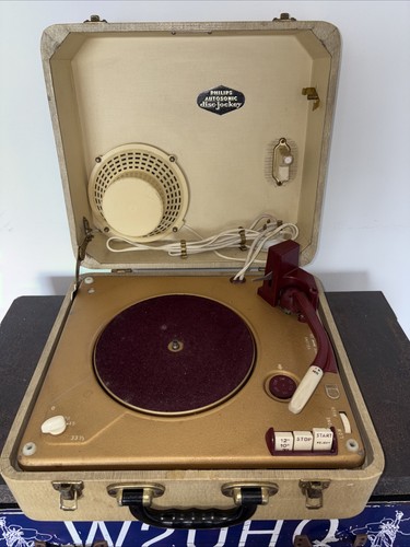 Vintage record player 1960s - vintage,