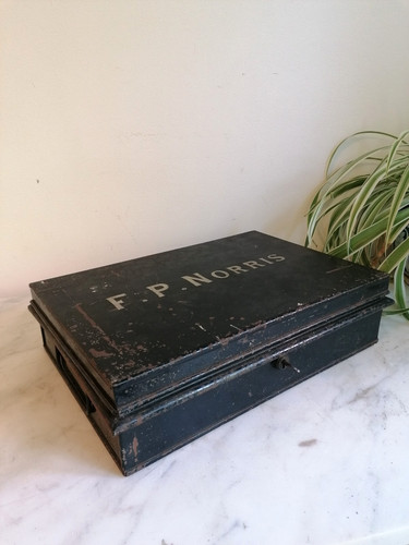 Vintage metal deed - vintage,