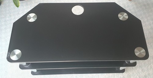 Black glass chrome - black,