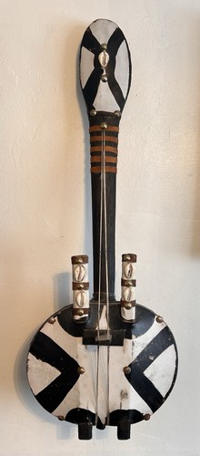 African calabash gourd guitar - gourd,