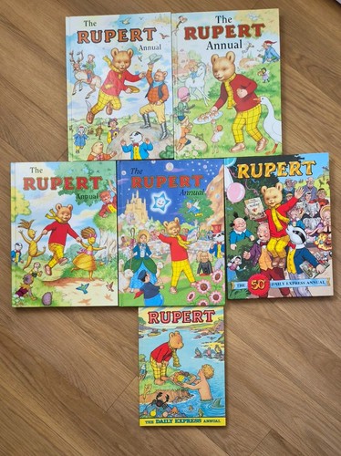 Vintage rupert bear annuals - vintage,