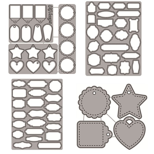 Various labels tags - various,