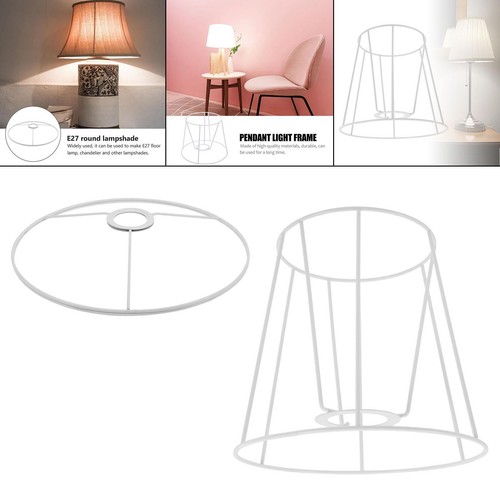 Lamp shade frame - shade, table
