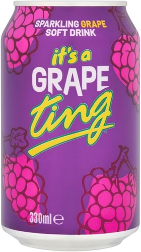 Ting grape soda carbonated - soda,