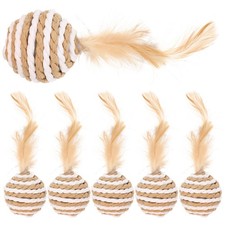 6Pcs Interesting Cat Toys Cat Ball Toys Funny Kicking Household cat toys cat toy