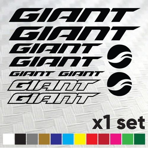 Giant bike stickers - bike,
