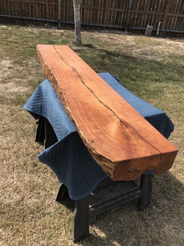 Solid mesquite mantles - mesquite, with