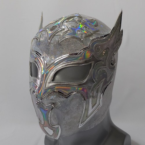 Silver wrestling mask luchador - silver,