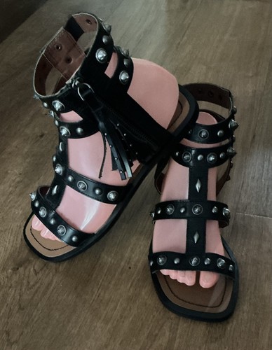 River island black leather - island,