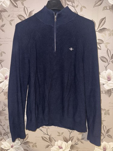 Gant zip jumper - gant, blue/navy