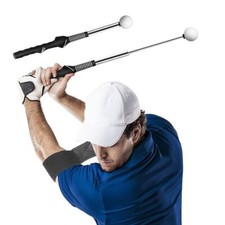 Retractable Golf Swing Training Aid Golf Grip Trainer Indoor Warm-up Practice