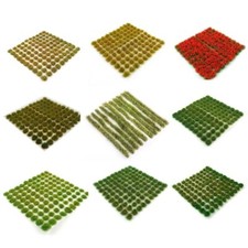 Static Grass Tufts Sheet - Model Railway Scenery Wargames Self Adhesive