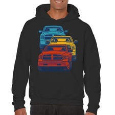 American Pickup Truck Stack Unisex Hoodie 4X4 Offroad Power Heavy Duty