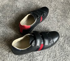 Gucci ace black leather