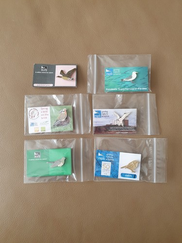 Rspb enamel pin badges - enamel,