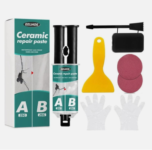 Bath white enamel - enamel, repair