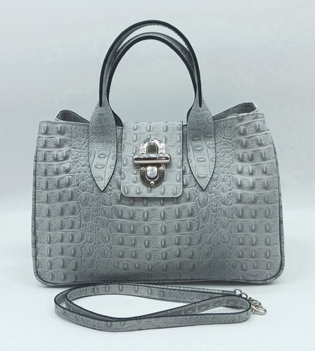 Italian genuine croc embossed - italian,