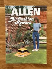 Allen Air Cushion Mower Leaflet.. 1980s Classic Flymo Hover Garden Lawn