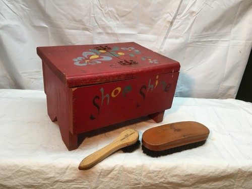 Vintage wood red painted - vintage,