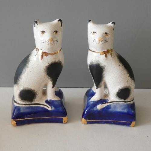 Staffordshire cats vintage - cats,